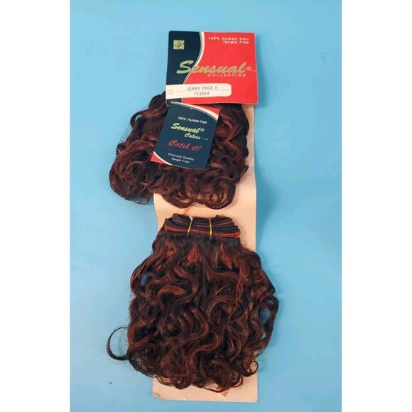 Tangle Free Human Hair Extensions Jerry Page 8 F2333h Sunsual Collection - Picture 1 of 7